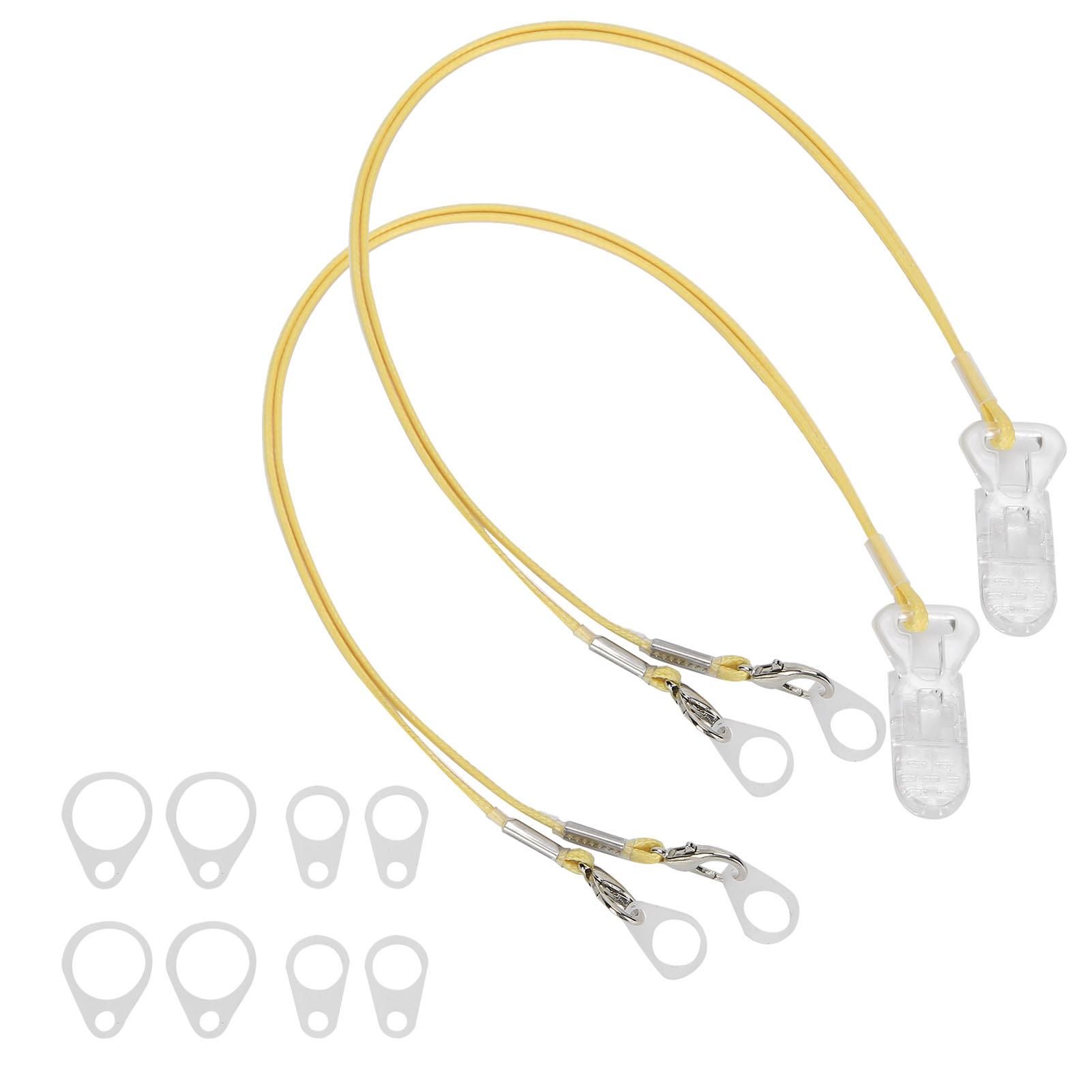 2Pcs Hearing Aid Rope AntiLost Clip Portable Hanging Rope Protector Ear Aids Accessories
2Pcs Hearing Aid Rope AntiLost Clip Portable Hanging Rope Protector Ear Aids Accessories