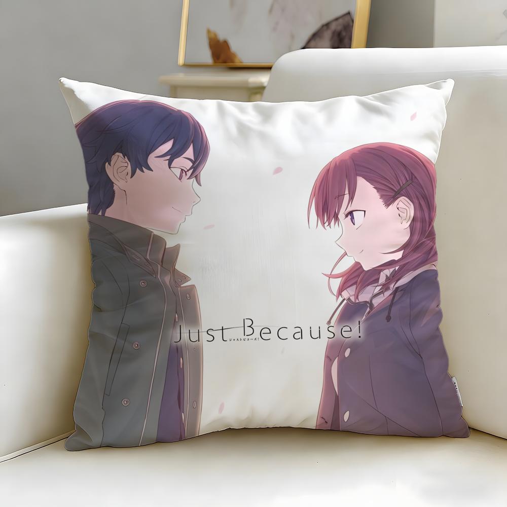 romance anime Just Because Cushion Cover Soft EasyWash Pillow Case Versatile for Couch Bed Travel and Office 30X30cm
romance anime Just Because Cushion Cover Soft EasyWash Pillow Case Versatile for Couch Bed Travel and Office 30X30cm