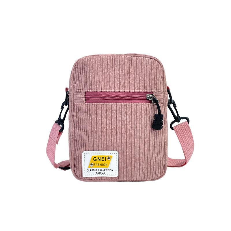 Stylish Small Corduroy Shoulder Bag For Women With Pure Color And Trendy Letter Design рожевий
Stylish Small Corduroy Shoulder Bag For Women With Pure Color And Trendy Letter Design рожевий