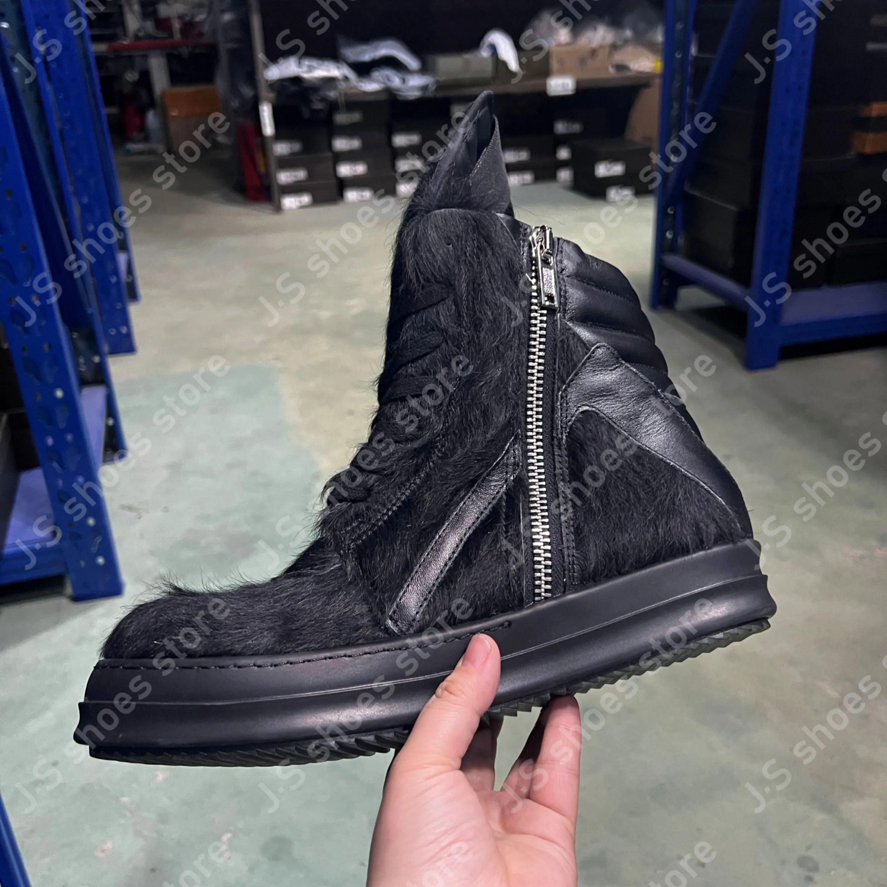 R-o Кроссовки Полностью Черные Конский Волос Высокие Кожаные Ботинки Мужская Обувь На Молнии Женские Повседневные Кроссовки Роскошные Ботильоны из Конского Волоса 48 чёрный
R-o Кроссовки Полностью Черные Конский Волос Высокие Кожаные Ботинки Мужская Обувь На Молнии Женские Повседневные Кроссовки Роскошные Ботильоны из Конского Волоса 48 чёрный