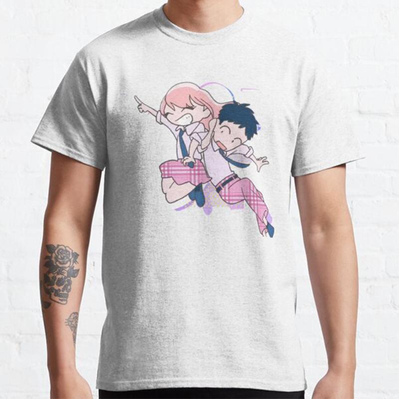 Летняя мужская одежда, блузка с принтом Chibi Marin and Gojo, хлопковые футболки, мужские футболки
Летняя мужская одежда, блузка с принтом Chibi Marin and Gojo, хлопковые футболки, мужские футболки