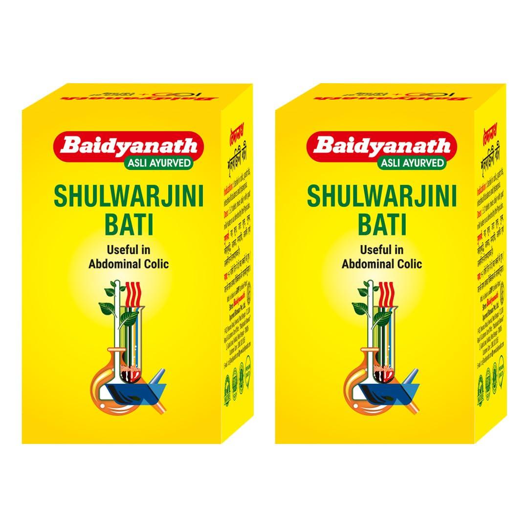 Baidyanath Shulwarjini Bati Herbal Tablets For Digestive Support And Abdominal Comfort Pack Of 2 X 40 Tablets Each Ayurvedic Supplement
Baidyanath Shulwarjini Bati Herbal Tablets For Digestive Support And Abdominal Comfort Pack Of 2 X 40 Tablets Each Ayurvedic Supplement
