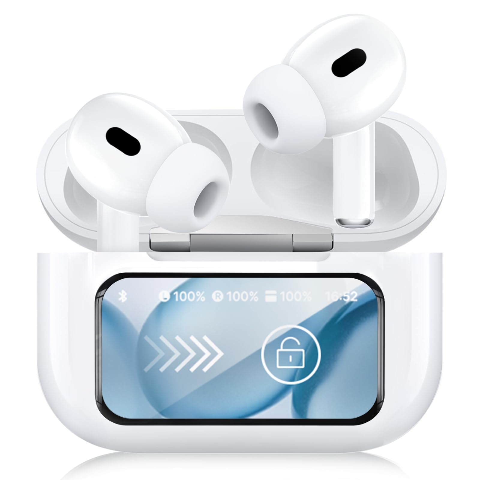 Earphones bluetooth wireless earphones ANC new panel operable Bluetooth earphones Noise canceling Automatic pairing Bluetooth Up to 32 hours of
Earphones bluetooth wireless earphones ANC new panel operable Bluetooth earphones Noise canceling Automatic pairing Bluetooth Up to 32 hours of