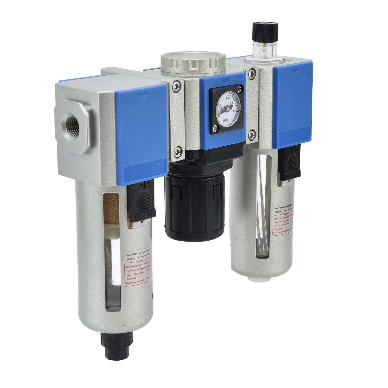 Air Compressor Flow Filter Pressure Regulator Lubricator Water Oil Separator Combination UnitGC300 08
Air Compressor Flow Filter Pressure Regulator Lubricator Water Oil Separator Combination UnitGC300 08