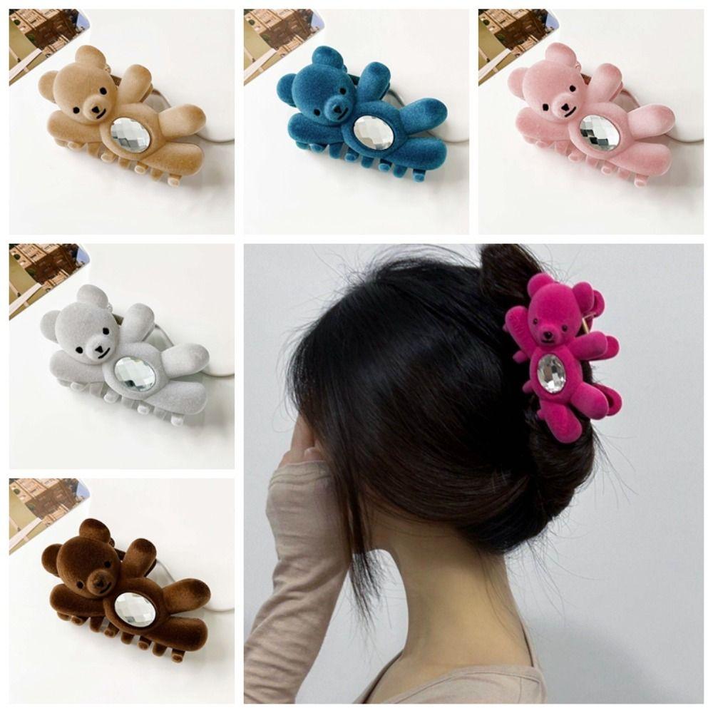Rhinestone Cute Bear Hair Claw Hair Clip Back Head Hair Clip Sweet Shark Grab Clip Female кавовий
Rhinestone Cute Bear Hair Claw Hair Clip Back Head Hair Clip Sweet Shark Grab Clip Female кавовий