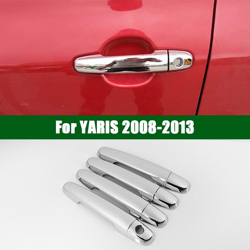 ДЛЯ 2008-2013 TOYOTA YARIS хромированная серебристая накладка на дверную ручку автомобиля 2009 2010 2011 single key hole
ДЛЯ 2008-2013 TOYOTA YARIS хромированная серебристая накладка на дверную ручку автомобиля 2009 2010 2011 single key hole