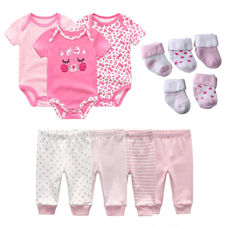 Комплект одягу для новонароджених Kiddiezoom 3 предмети дитяче боді з мультфільмом + 4 предмети бавовняні штани + 5 пар шкарпеток Одяг для маленьких хлопчиків і дівчаток 0-3Months
Комплект одягу для новонароджених Kiddiezoom 3 предмети дитяче боді з мультфільмом + 4 предмети бавовняні штани + 5 пар шкарпеток Одяг для маленьких хлопчиків і дівчаток 0-3Months