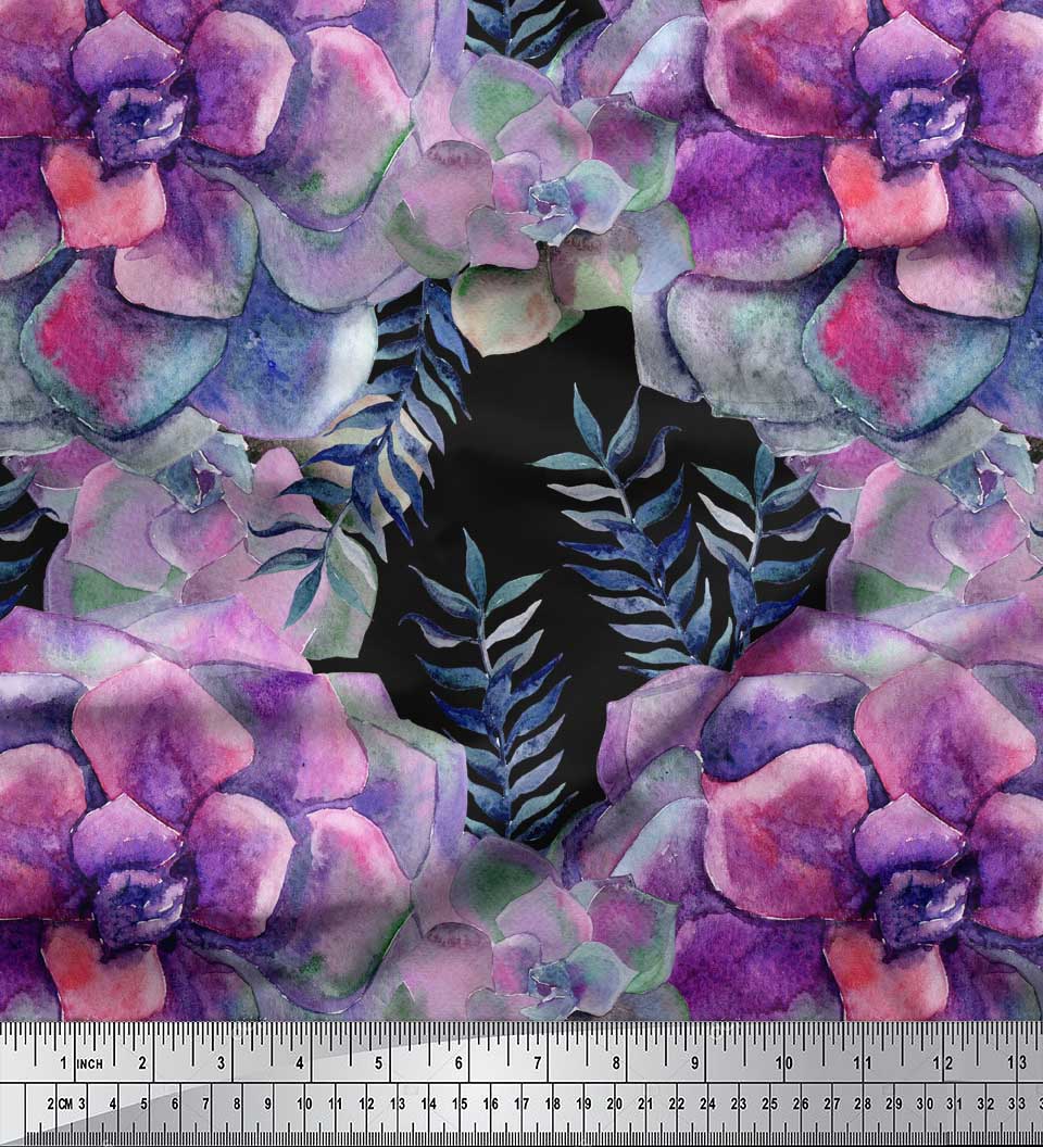 Soimoi Black Poly Crepe Fabric Leaves & Begonia Floral Print Fabric by the Yard 42 Inch 42 Inch Wide - Poly Crepe чорний
Soimoi Black Poly Crepe Fabric Leaves & Begonia Floral Print Fabric by the Yard 42 Inch 42 Inch Wide - Poly Crepe чорний