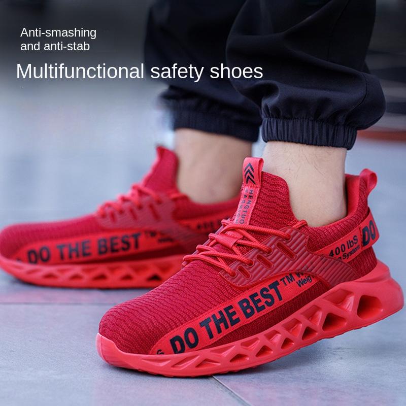 Spring and Autumn Flying Weaving Net Labor Protection Shoes Men s Anti-Piercing Midsole Safety Shoes Construction Site Protection Shoes 45
Spring and Autumn Flying Weaving Net Labor Protection Shoes Men s Anti-Piercing Midsole Safety Shoes Construction Site Protection Shoes 45