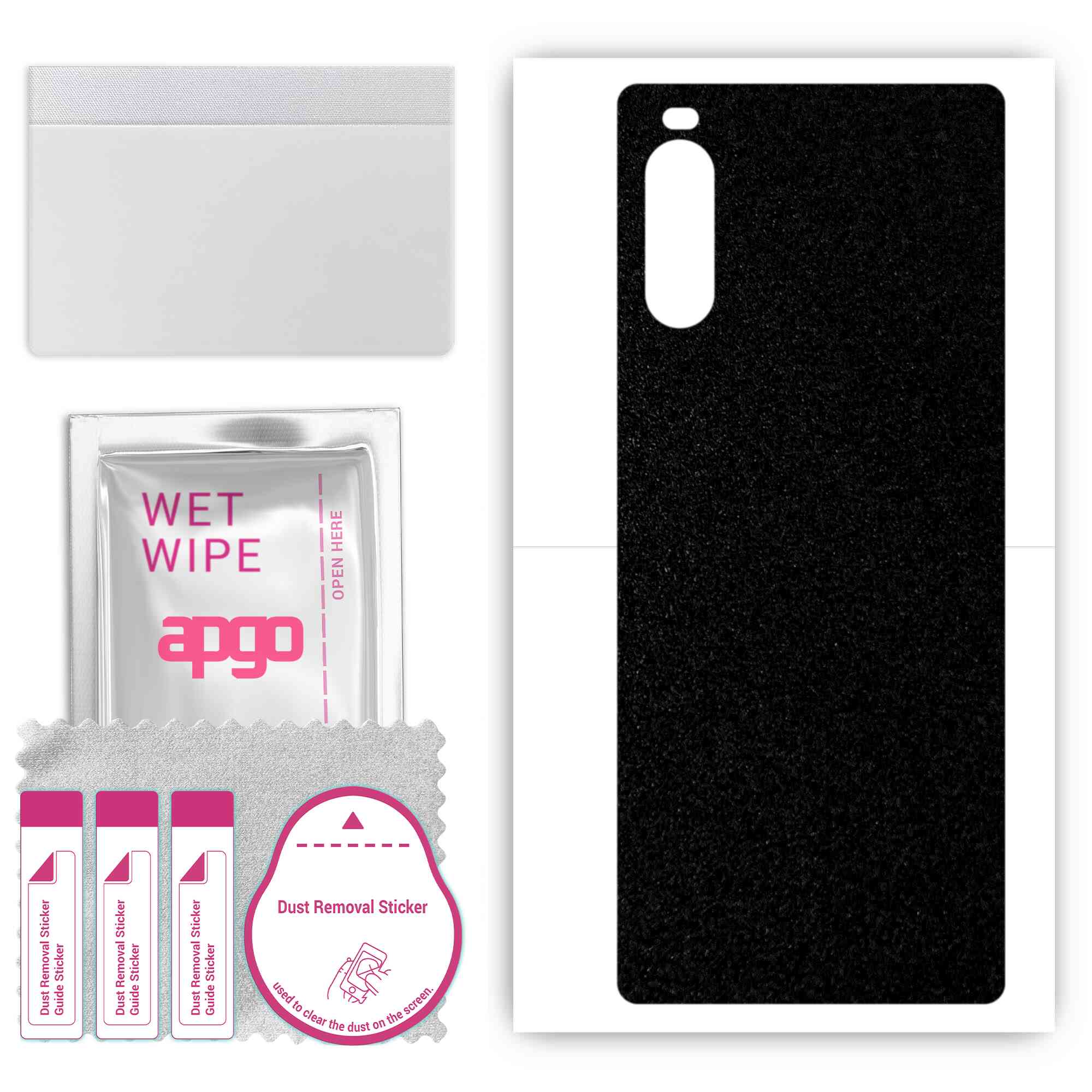 apgo Protective Skin Sticker for the back compatible with Sony Xperia 10 III SO-52B, Wrap Film, Foil, Vinyl - Pattern Matte Black
apgo Protective Skin Sticker for the back compatible with Sony Xperia 10 III SO-52B, Wrap Film, Foil, Vinyl - Pattern Matte Black