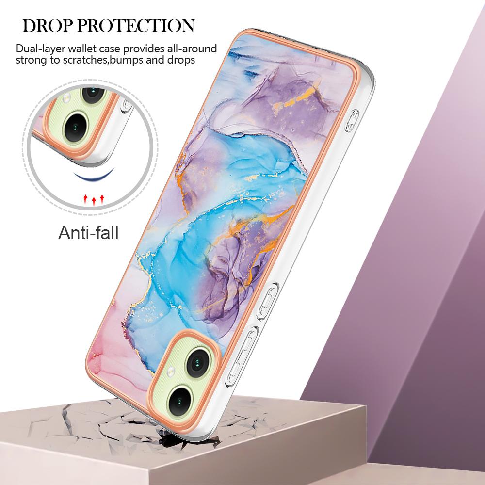For Samsung Galaxy A05 4G Case with IMD Marble Flower Pattern TPU Mobile Back Cover Purple Flower
For Samsung Galaxy A05 4G Case with IMD Marble Flower Pattern TPU Mobile Back Cover Purple Flower
