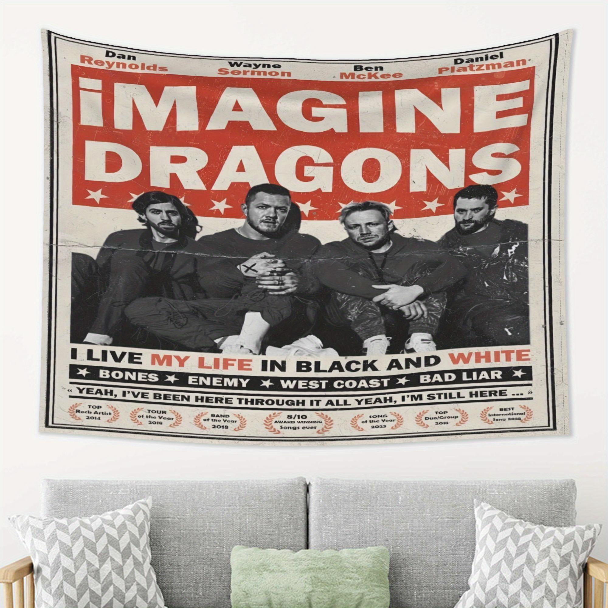1pc Imagine Dragons Band Tapestry Durable WrinkleResistant Soft Polyester Wall Hanging with Inspirational Quotes 74x94cm(29x37in)
1pc Imagine Dragons Band Tapestry Durable WrinkleResistant Soft Polyester Wall Hanging with Inspirational Quotes 74x94cm(29x37in)