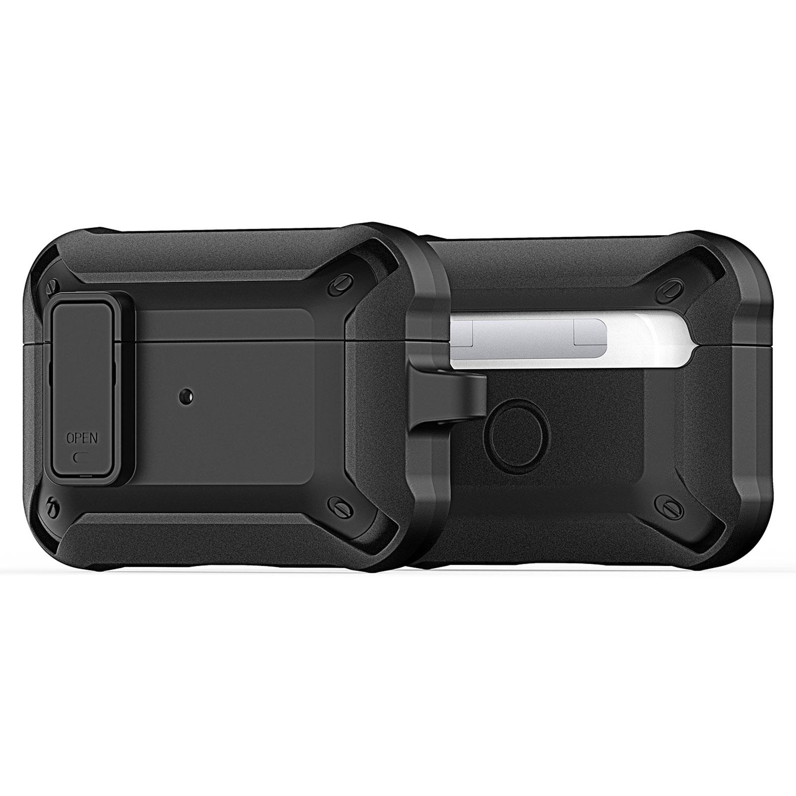 DUX DUCIS PECO Series for Apple AirPods Pro Earbuds Cover Secure Lock Design Shockproof Shell Black Red
DUX DUCIS PECO Series for Apple AirPods Pro Earbuds Cover Secure Lock Design Shockproof Shell Black Red