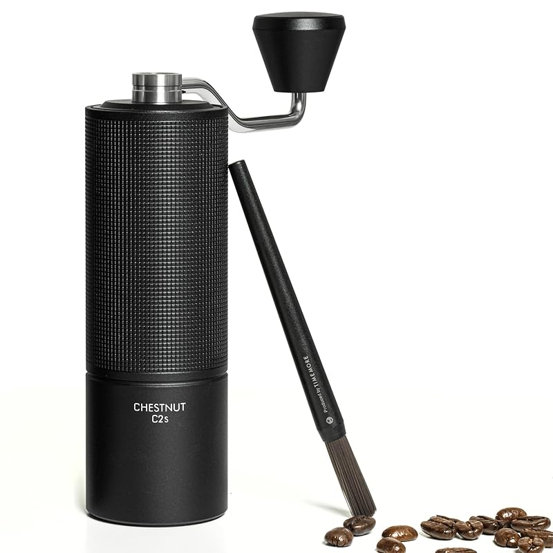 TIMEMORE time more coffee mill manual C2S | All-metal construction, easy to use, durable and compact design coffee bean grinding hand mill black
TIMEMORE time more coffee mill manual C2S | All-metal construction, easy to use, durable and compact design coffee bean grinding hand mill black