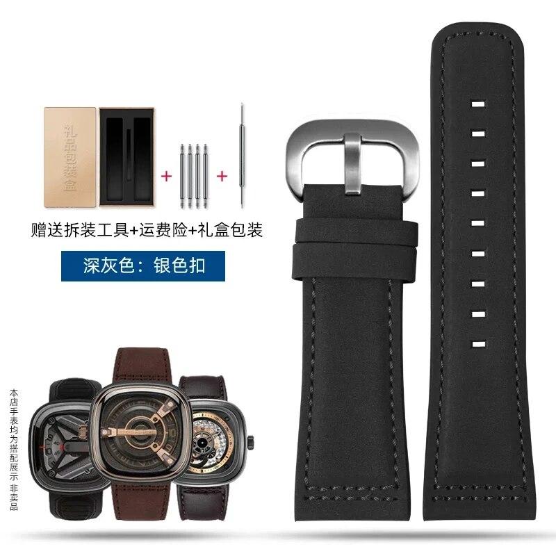 Ремешок для часов из натуральной кожи для SevenFriday, мужской ремешок для часов Q203 M203 P1 P2 S2 M2 Q2 03 01 02, коричневый, синий, воловья кожа, 28 мм 28mm
Ремешок для часов из натуральной кожи для SevenFriday, мужской ремешок для часов Q203 M203 P1 P2 S2 M2 Q2 03 01 02, коричневый, синий, воловья кожа, 28 мм 28mm