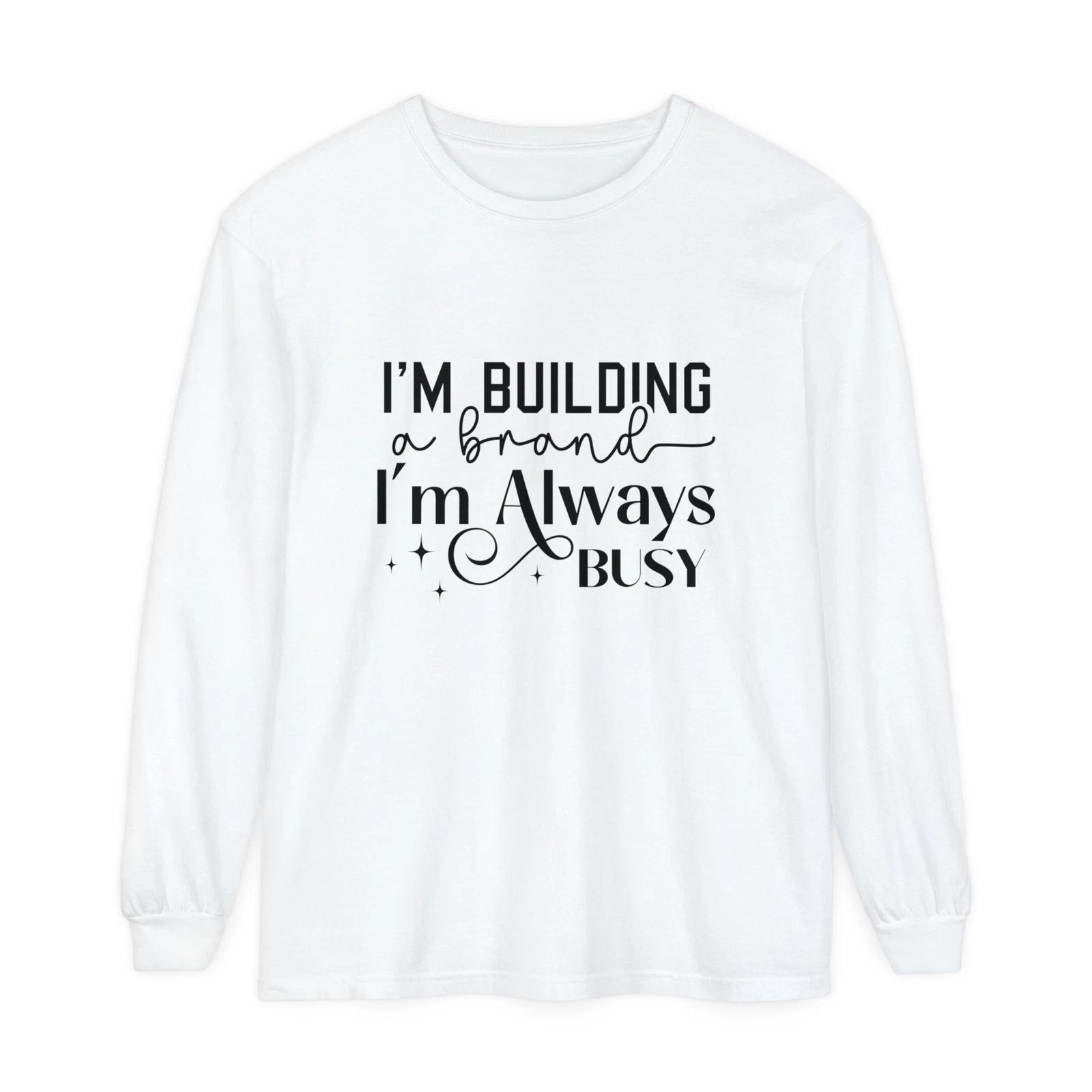 I m Building A Brand ...Comfort Colors Unisex Garment-dyed Long Sleeve T-Shirt 4XL
I m Building A Brand ...Comfort Colors Unisex Garment-dyed Long Sleeve T-Shirt 4XL