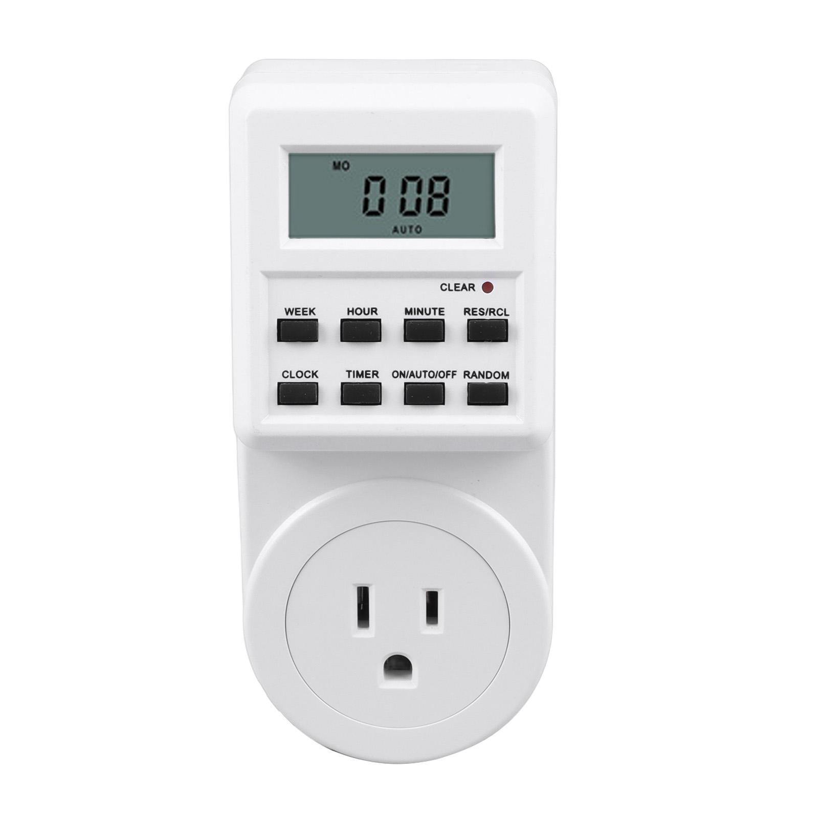 Digital Timing Socket Intelligent Multi Functional Infinite Cycle Digital Programmable Timer for US Plug
Digital Timing Socket Intelligent Multi Functional Infinite Cycle Digital Programmable Timer for US Plug