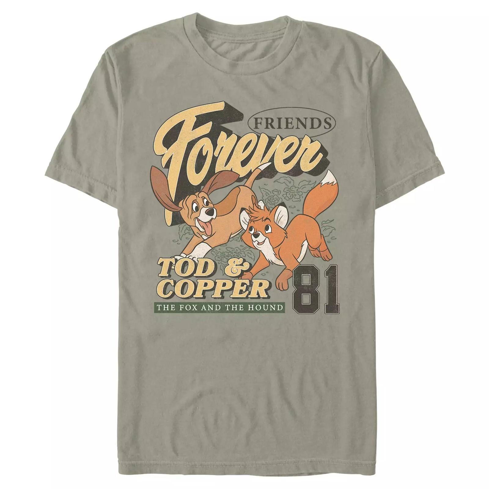 Tod and Copper T-Shirt for Adults The Fox and the Hound Size S-5XL Reprint S
Tod and Copper T-Shirt for Adults The Fox and the Hound Size S-5XL Reprint S
