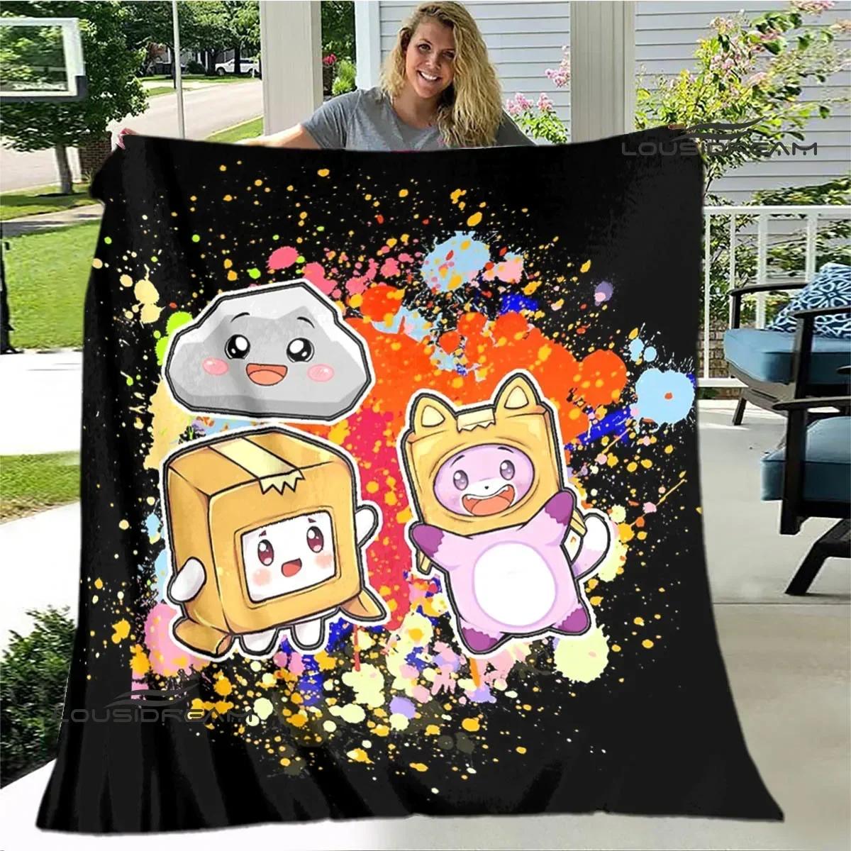 Lankybox Foxy Boxy cute blankets Warm blanket Flange Soft and comfortable blanket Home travel blanket bed linings Birthday Gift 75X95CM
Lankybox Foxy Boxy cute blankets Warm blanket Flange Soft and comfortable blanket Home travel blanket bed linings Birthday Gift 75X95CM