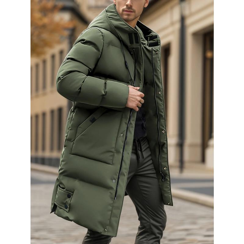 Мужское тяжелое зимнее пальто, ветрозащитная куртка для холодной погоды на молнии по всей длине, с капюшоном, удлиненное, формальное, с большими передними карманами L зелёный
Мужское тяжелое зимнее пальто, ветрозащитная куртка для холодной погоды на молнии по всей длине, с капюшоном, удлиненное, формальное, с большими передними карманами L зелёный