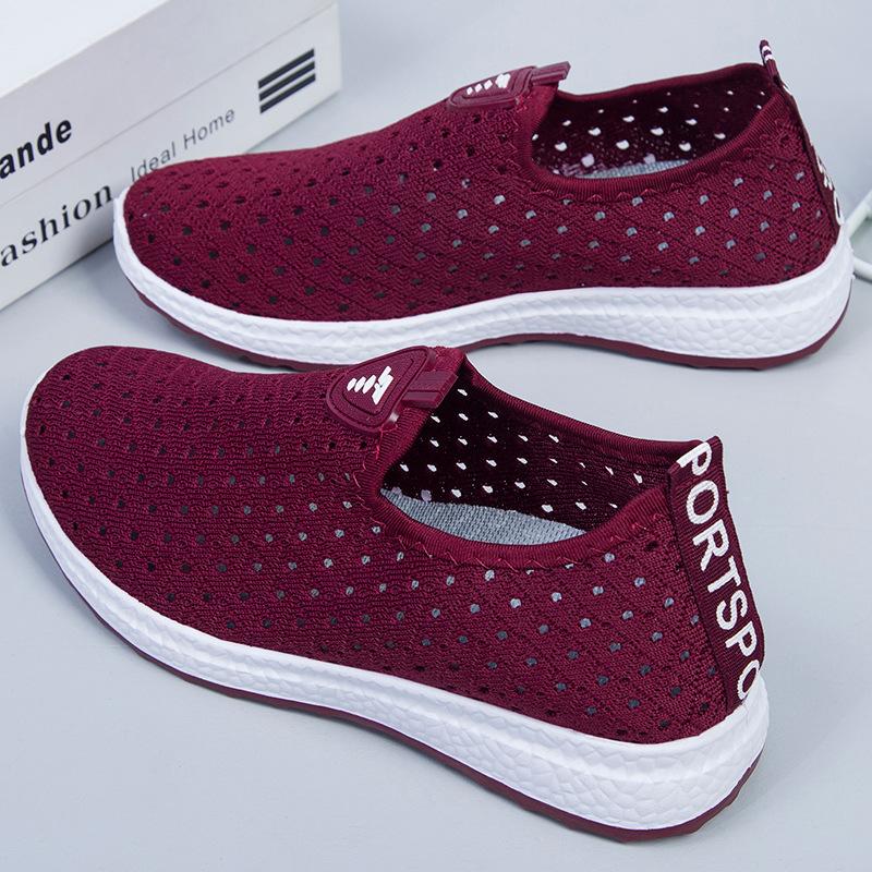 Новое поколение старых пекинских ремесленных летающих плетеных сетчатых туфель, модные полые спортивные туфли для отдыха и безопасности при ходьбе 35 красный
Новое поколение старых пекинских ремесленных летающих плетеных сетчатых туфель, модные полые спортивные туфли для отдыха и безопасности при ходьбе 35 красный