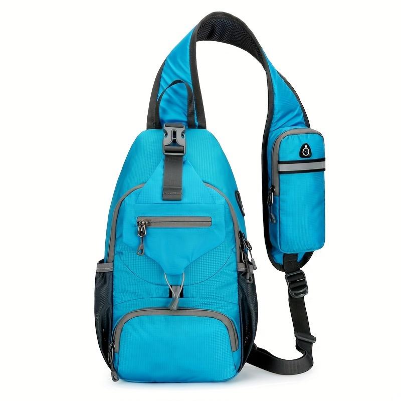 1pc Lightweight Outdoor Multifunctional Chest Bag with Shoulder Strap for Travel, Mountaineering, and Hiking Crossbody Bags озеро синього кольору
1pc Lightweight Outdoor Multifunctional Chest Bag with Shoulder Strap for Travel, Mountaineering, and Hiking Crossbody Bags озеро синього кольору