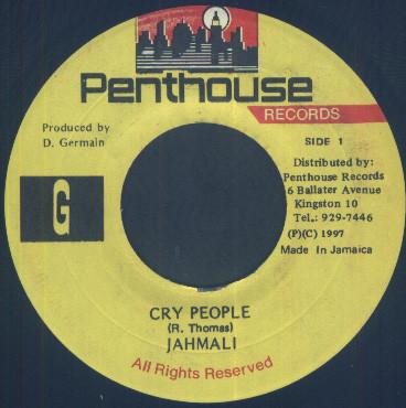 7-дюймовая пластинка JAHMALI - Cry People NONE Penthouse Recor 1997 Ямайка Регги, Ска и Даб Б/У
7-дюймовая пластинка JAHMALI - Cry People NONE Penthouse Recor 1997 Ямайка Регги, Ска и Даб Б/У