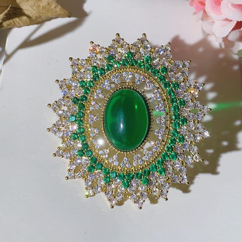 Ювелирные изделия Tian She Элегантная овальная брошь для вечернего и свадебного корсажа
Ювелирные изделия Tian She Элегантная овальная брошь для вечернего и свадебного корсажа