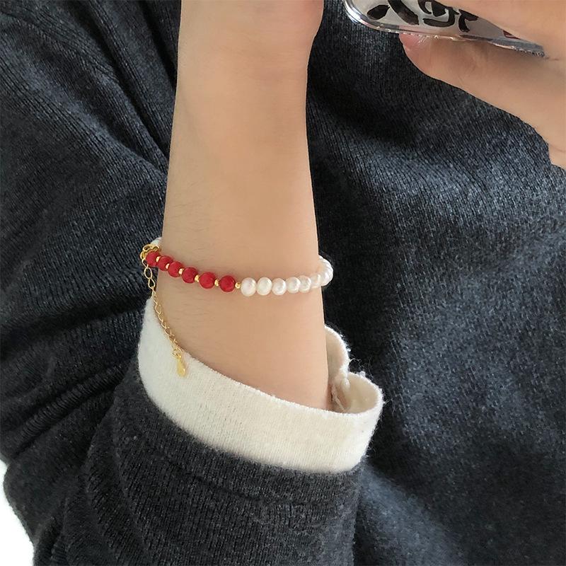 Elegant S925 Silver Bracelet with Freshwater Pearl & Red Sea Bamboo - Versatile Niche Design for Women 925 Silver
Elegant S925 Silver Bracelet with Freshwater Pearl & Red Sea Bamboo - Versatile Niche Design for Women 925 Silver