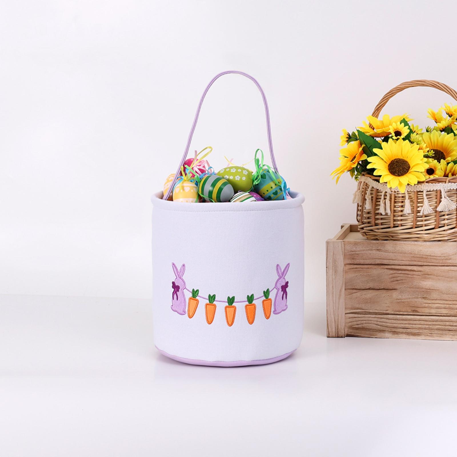 Floral Pattern Easter Basket With Egg-Shaped Candy And Embroidered Ruffled Easter Basket One Size фіолетовий
Floral Pattern Easter Basket With Egg-Shaped Candy And Embroidered Ruffled Easter Basket One Size фіолетовий