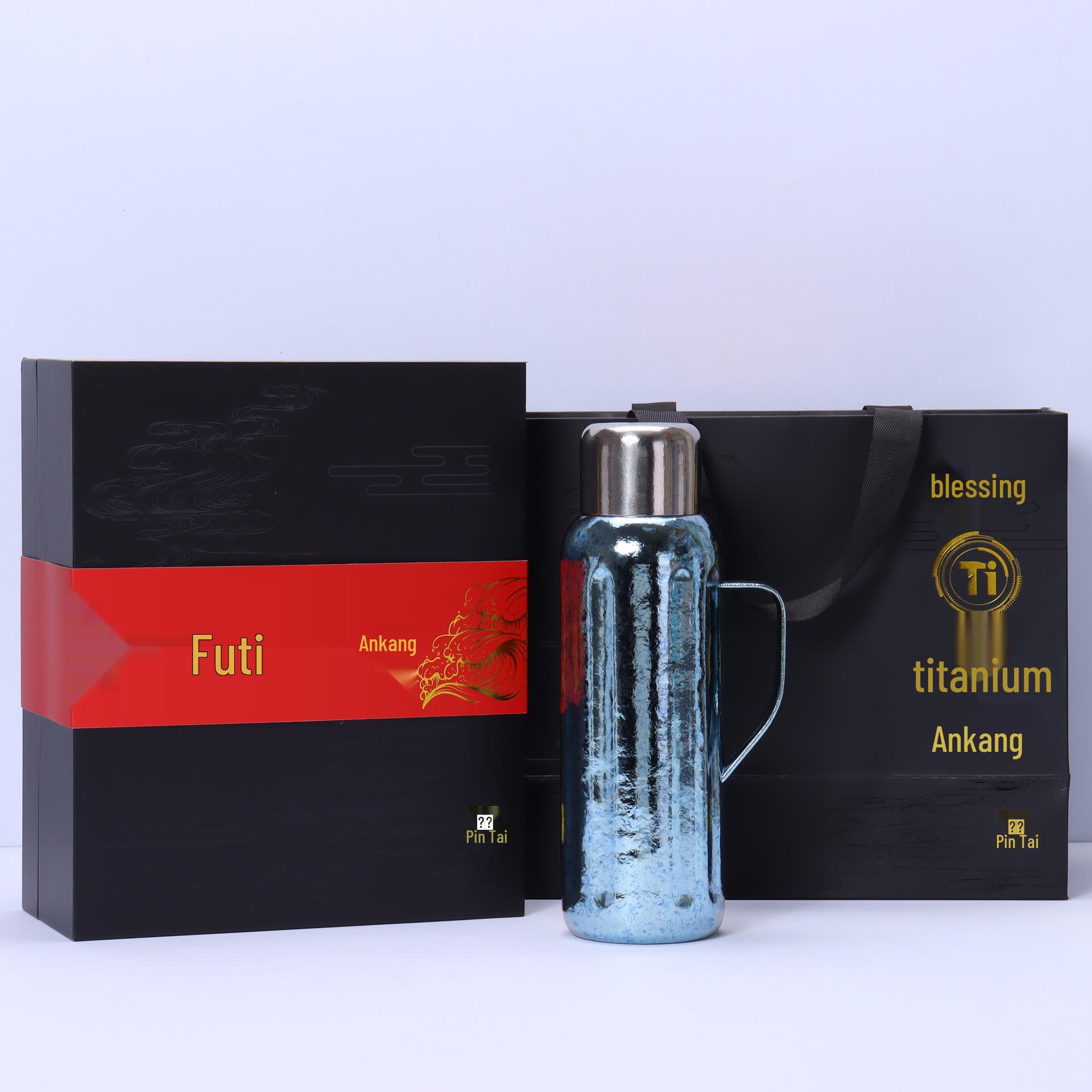 Pure Titanium Insulated Stew Pot with Temperature Display, Large Capacity, High-End Gift Box 800ml
Pure Titanium Insulated Stew Pot with Temperature Display, Large Capacity, High-End Gift Box 800ml