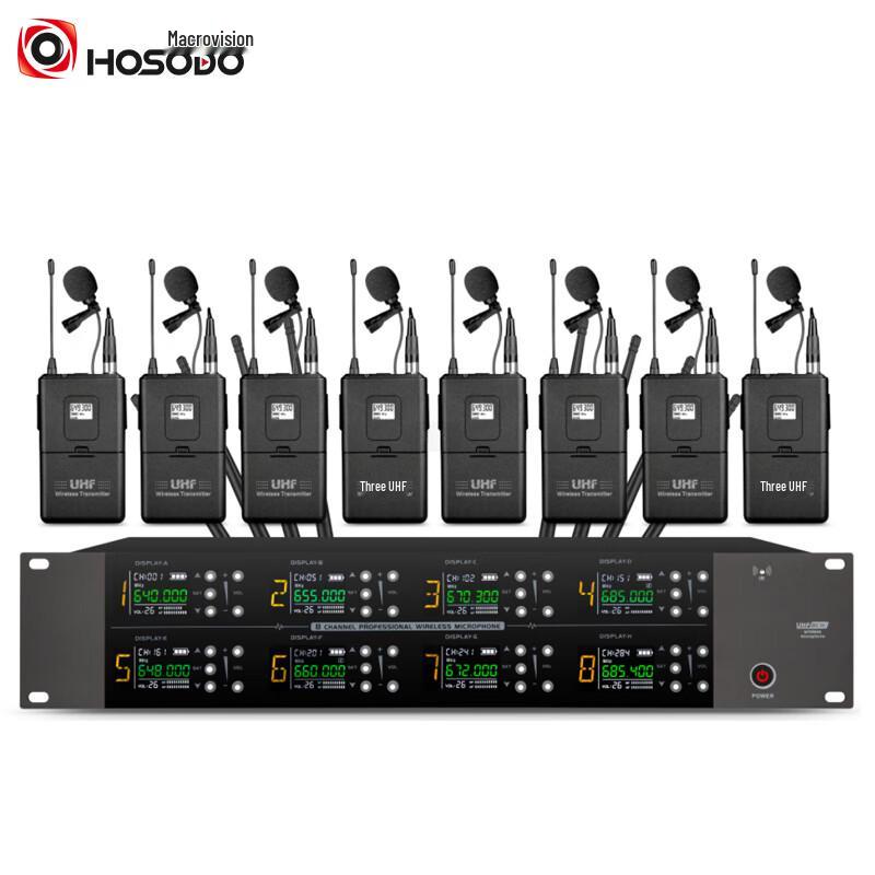 HongShidao HSD-8000L Professional 8-Channel Belt Microphone System (CN version)
HongShidao HSD-8000L Professional 8-Channel Belt Microphone System (CN version)