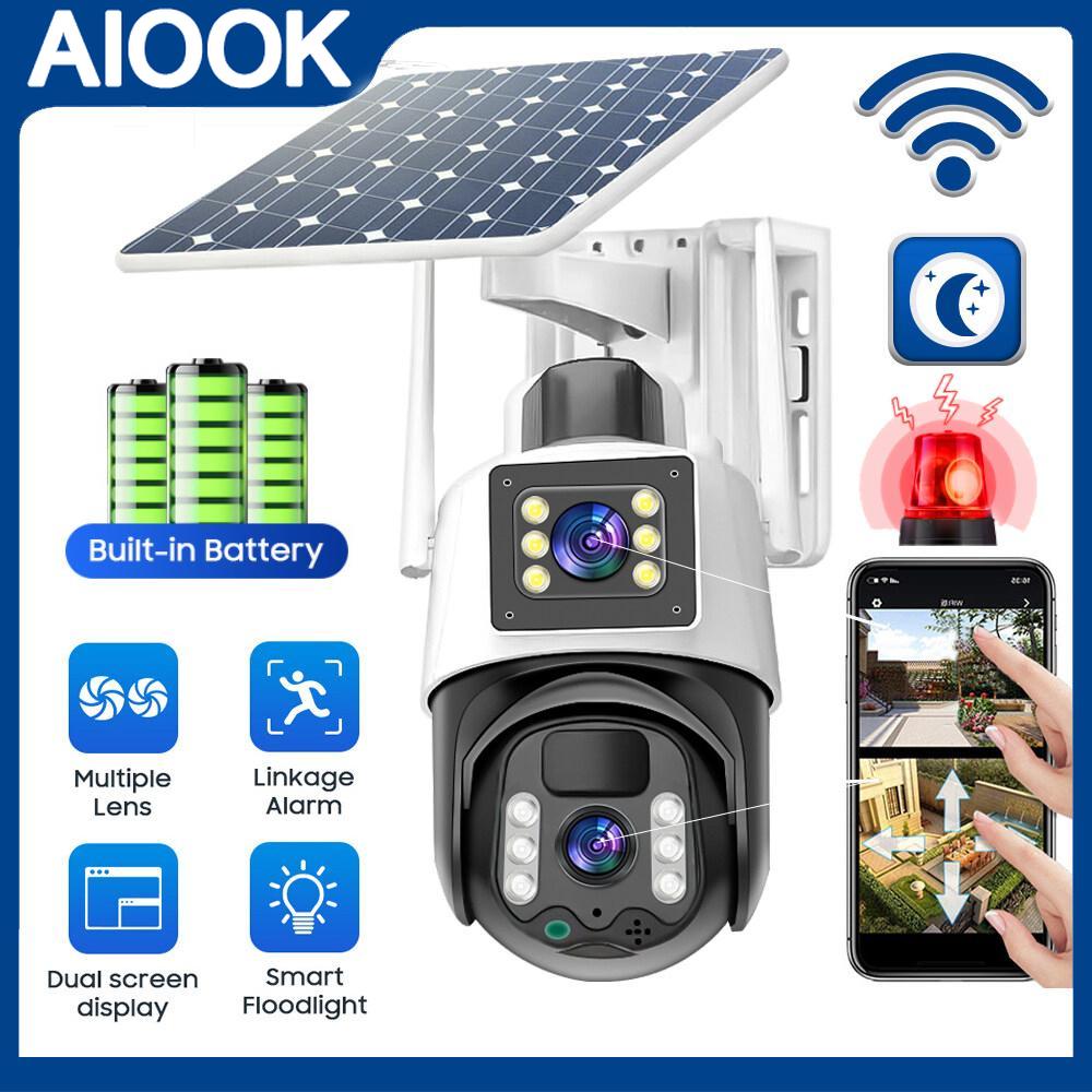 AIOOK WIFI 4G 8MP 4K Солнечная уличная камера видеонаблюдения 360 Беспроводная цветная камера ночного видения с автоматическим отслеживанием двунаправленного вызова Водонепроницаемая
AIOOK WIFI 4G 8MP 4K Солнечная уличная камера видеонаблюдения 360 Беспроводная цветная камера ночного видения с автоматическим отслеживанием двунаправленного вызова Водонепроницаемая