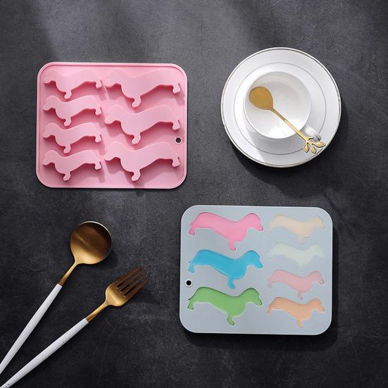 Yousheng Silicone Ice Cube Mold Dachshund Shape Chocolate Candy Mold Biscuit Fondant Mold Fun Baking Mold Birthday Gifts рожевий
Yousheng Silicone Ice Cube Mold Dachshund Shape Chocolate Candy Mold Biscuit Fondant Mold Fun Baking Mold Birthday Gifts рожевий