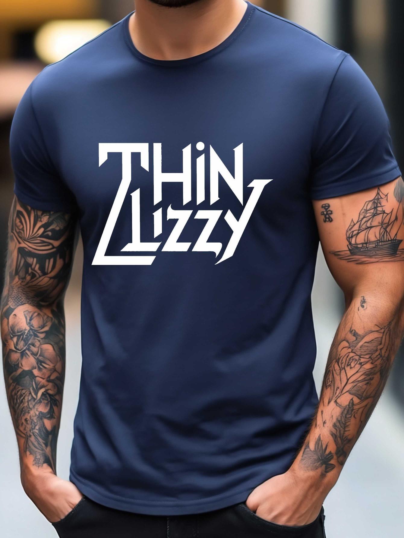 602 Cotton Blend Graphic Print T-shirt - Thin Lizzy Design S
602 Cotton Blend Graphic Print T-shirt - Thin Lizzy Design S