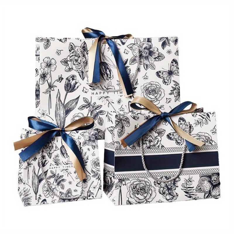 10 Pack Vintage Floral Gift Bags with Ribbon, Assorted Sizes, Paper Party Favor Bags for Birthday, Christmas, New Year, Wedding, Bridal Shower Pack of 10
10 Pack Vintage Floral Gift Bags with Ribbon, Assorted Sizes, Paper Party Favor Bags for Birthday, Christmas, New Year, Wedding, Bridal Shower Pack of 10
