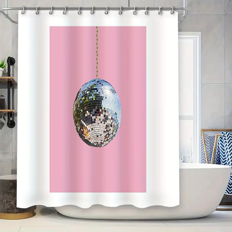 Disco Ball Shower Curtain Modern Bathroom Decor Waterproof Abstract Pattern Home Decor Backdrop Party Supplies Wall Hanging Tape W60H190(CM)-1 Pcs
Disco Ball Shower Curtain Modern Bathroom Decor Waterproof Abstract Pattern Home Decor Backdrop Party Supplies Wall Hanging Tape W60H190(CM)-1 Pcs