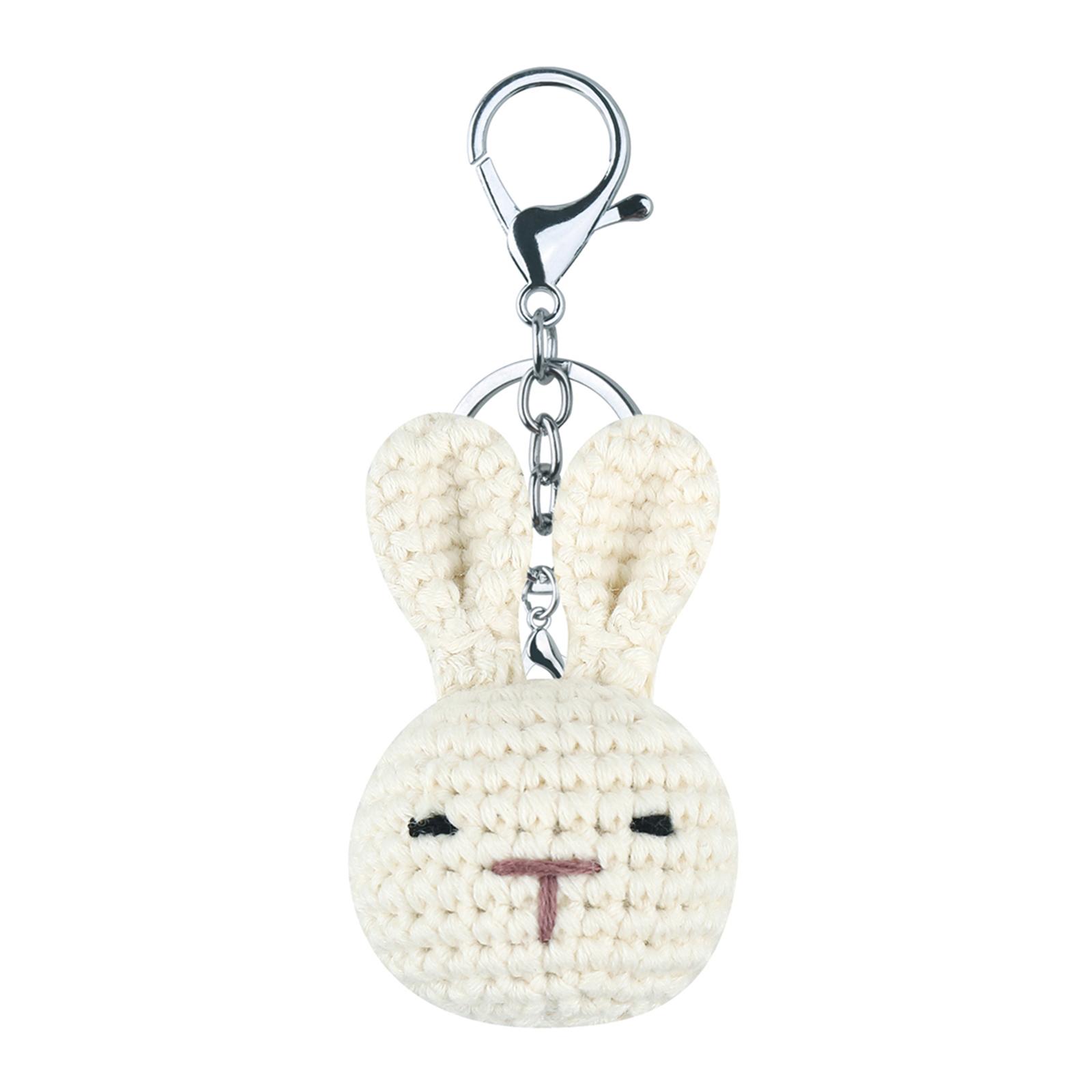 Handmade Knitted Keychain Keyring Cute Animal Head Crocheted Pendants Car Key Rings Handbag Charm Gift for Women Girls
Handmade Knitted Keychain Keyring Cute Animal Head Crocheted Pendants Car Key Rings Handbag Charm Gift for Women Girls