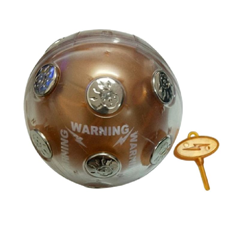 Электронный шоковый шар Развлекательная игрушка для розыгрышей Пластиковый Интересный материал золотой
Электронный шоковый шар Развлекательная игрушка для розыгрышей Пластиковый Интересный материал золотой