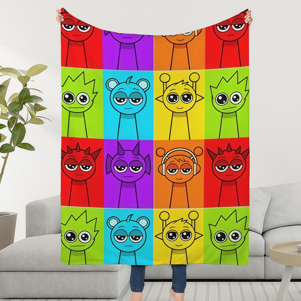 Blanket Throw Super Cosy Plush Living Room I-I-IncrediboxS-ES Sofa Couch Childish S-S-SprunkiS-ES Birthday Gifts 75x90cm
Blanket Throw Super Cosy Plush Living Room I-I-IncrediboxS-ES Sofa Couch Childish S-S-SprunkiS-ES Birthday Gifts 75x90cm