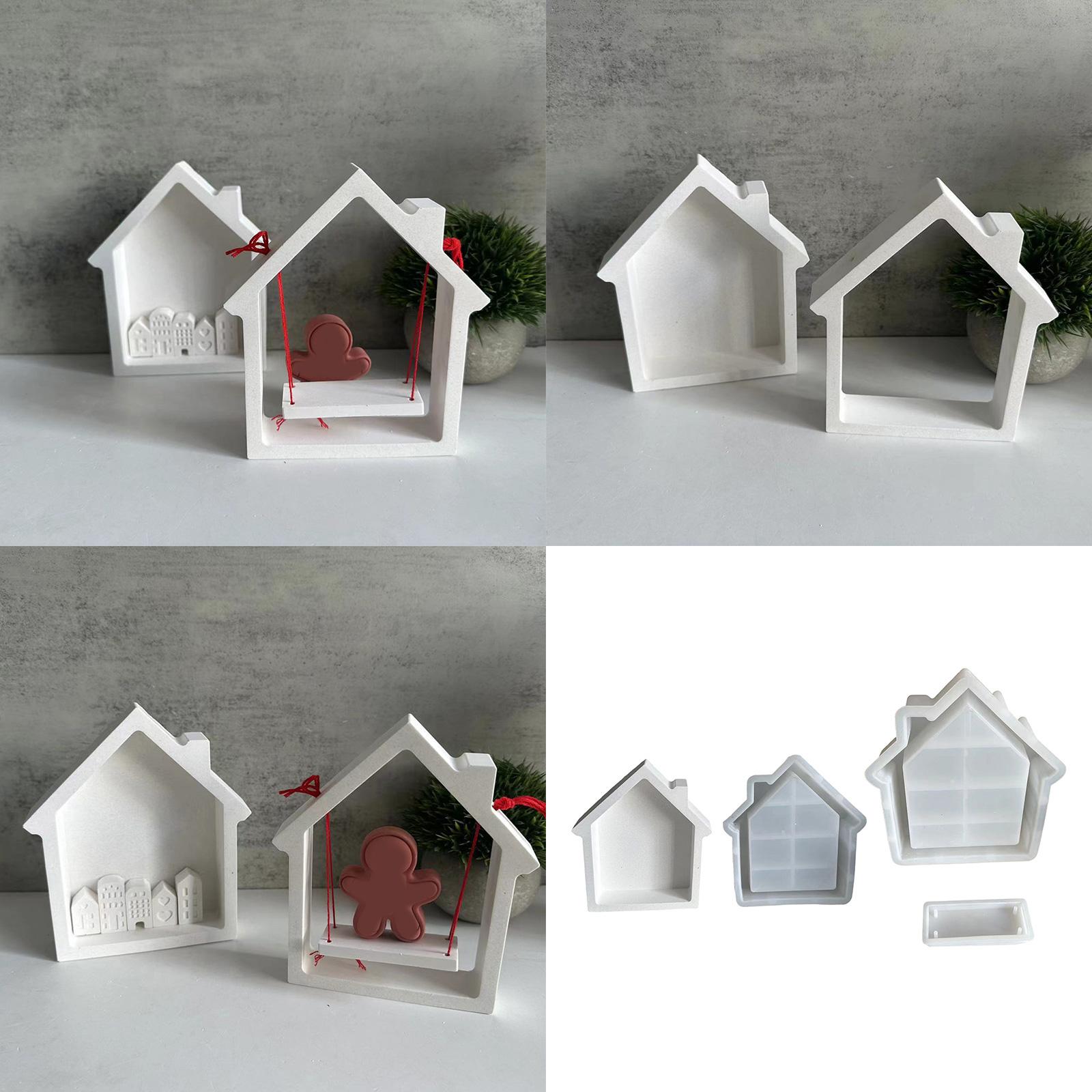 House Silicone Molds Epoxy Resin Molds Candle Molds Soap Making Molds Silicone Texture Crafting Molds for Ornament T2
House Silicone Molds Epoxy Resin Molds Candle Molds Soap Making Molds Silicone Texture Crafting Molds for Ornament T2