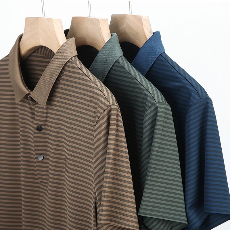 Young and Middle-aged Ice Silk Short-sleeved T-shirt Men s Korean Style Casual Summer New Half-sleeved Top Solid Color Lapel Polo Shirt Trendy
Young and Middle-aged Ice Silk Short-sleeved T-shirt Men s Korean Style Casual Summer New Half-sleeved Top Solid Color Lapel Polo Shirt Trendy