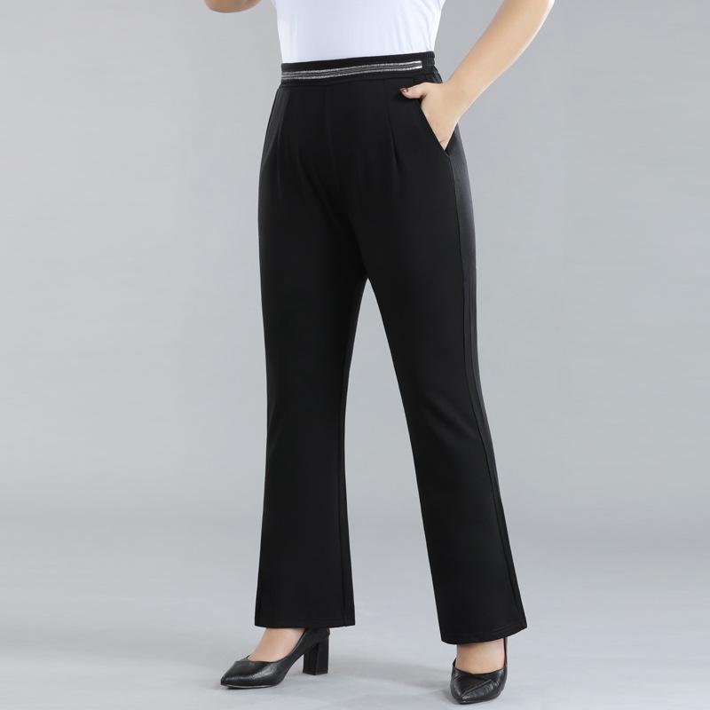 Большие размеры женские осенние расклешенные эластичные утягивающие повседневные брюки с высокой талией 7XL чёрный
Большие размеры женские осенние расклешенные эластичные утягивающие повседневные брюки с высокой талией 7XL чёрный