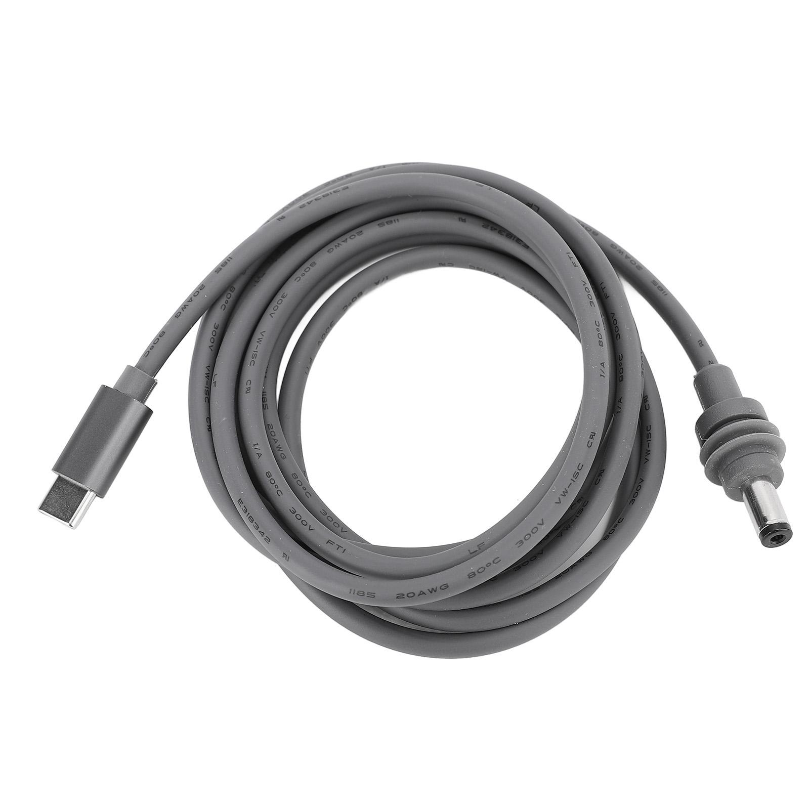 Type C to DC Power Cable 100W PD 18AWG Waterproofing DC Extension Power Cord for Satellite Internet 6.6FT/2M
Type C to DC Power Cable 100W PD 18AWG Waterproofing DC Extension Power Cord for Satellite Internet 6.6FT/2M