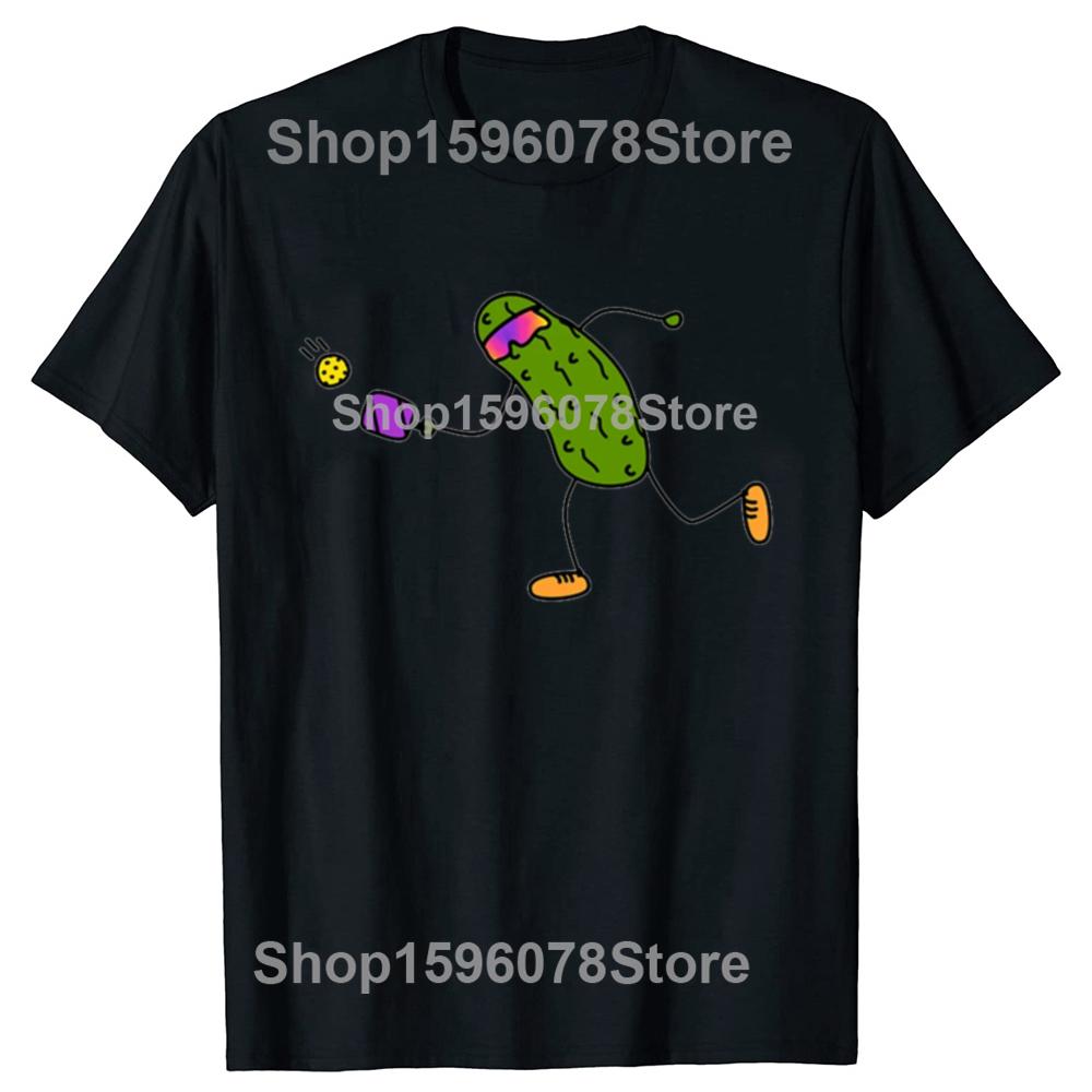 Funny Pickle Playing Pickleball Graphic T Shirts Men Women Pure Cotton Humor Streetwear Tee Shirt Short Sleeve Loose Clothing 4XL
Funny Pickle Playing Pickleball Graphic T Shirts Men Women Pure Cotton Humor Streetwear Tee Shirt Short Sleeve Loose Clothing 4XL
