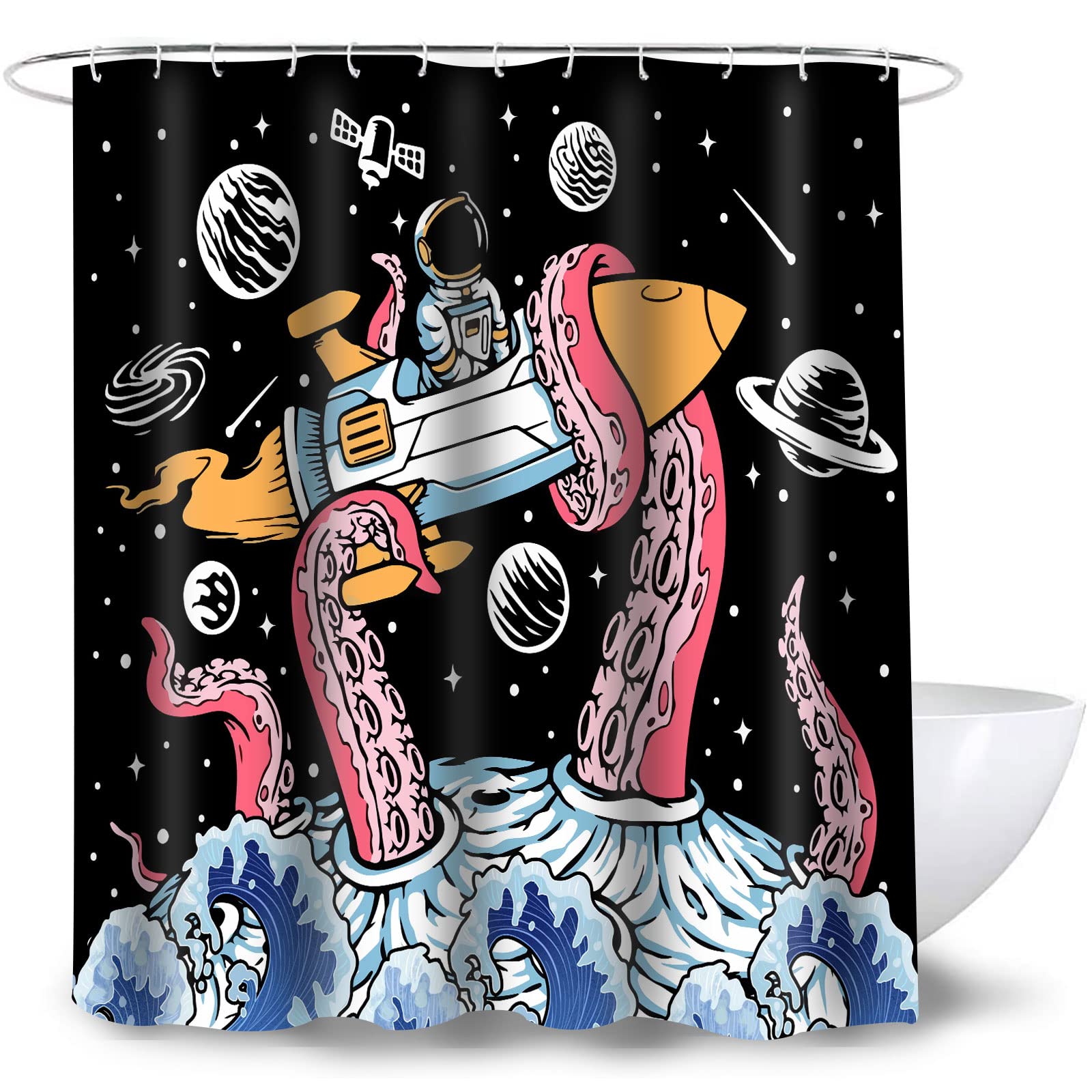 Psychedelic Jellyfish Shower Curtain Underwater World Creature Coral Shell Tropical Plant Boho Flower Abstract Bathroom Curtains W60H190(CM)-1 Pcs
Psychedelic Jellyfish Shower Curtain Underwater World Creature Coral Shell Tropical Plant Boho Flower Abstract Bathroom Curtains W60H190(CM)-1 Pcs