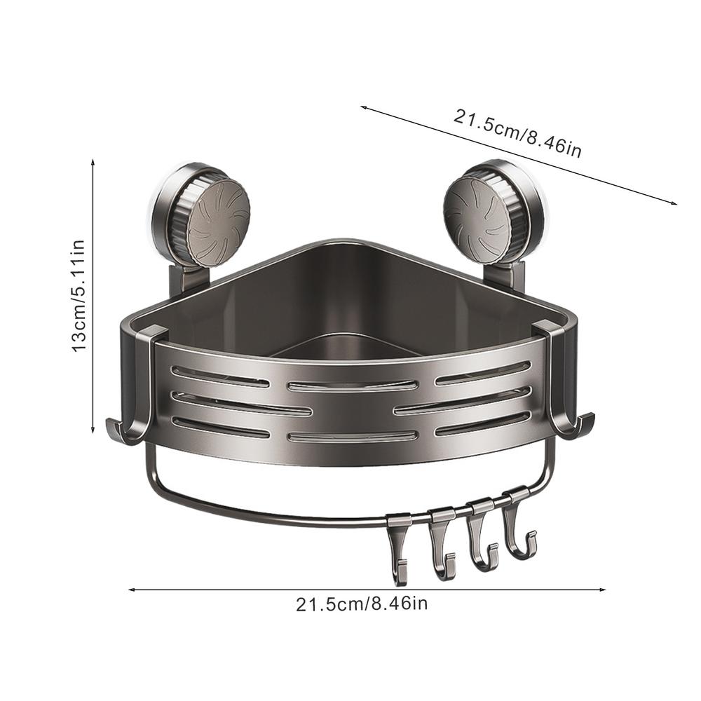 Угловая присоска для хранения вещей, полка для душа на присоске, треугольная стойка для хранения вещей, съемная корзина-органайзер, нержавеющая, большой емкости
Угловая присоска для хранения вещей, полка для душа на присоске, треугольная стойка для хранения вещей, съемная корзина-органайзер, нержавеющая, большой емкости