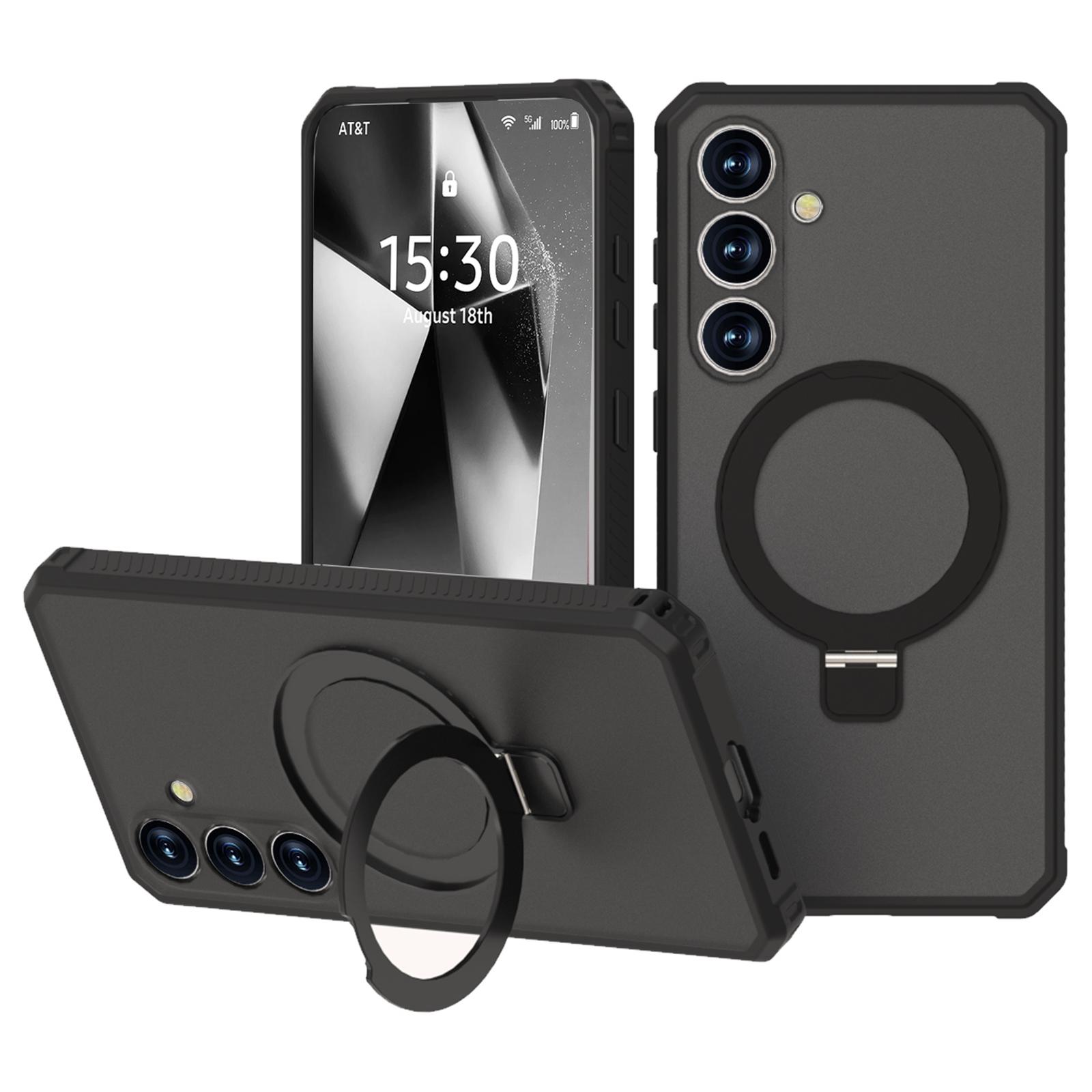 GW20 Чохол для Samsung Galaxy S24 FE Сумісний з MagSafe Чохол для телефону з ТПУ+ПК з покриттям, що імітує шкіру, та підставкою Black
GW20 Чохол для Samsung Galaxy S24 FE Сумісний з MagSafe Чохол для телефону з ТПУ+ПК з покриттям, що імітує шкіру, та підставкою Black