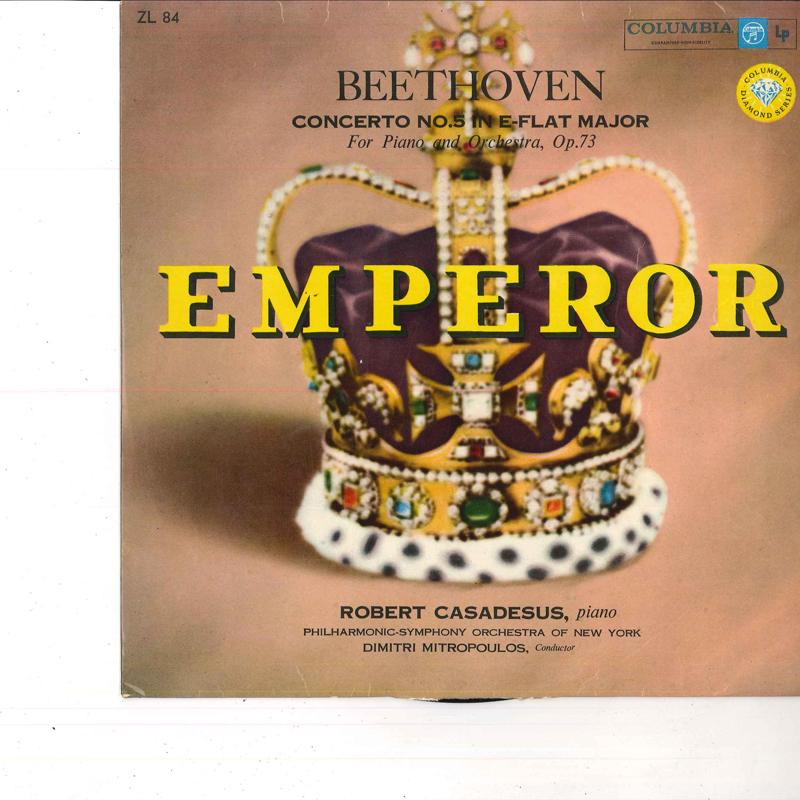 10inch Record ROBERT CASADESUS/DIMITORI MITROPOUL - Beethoven : Piano Concerto No.5 In ZL84 COLUMBIA Japan Classical Used
10inch Record ROBERT CASADESUS/DIMITORI MITROPOUL - Beethoven : Piano Concerto No.5 In ZL84 COLUMBIA Japan Classical Used