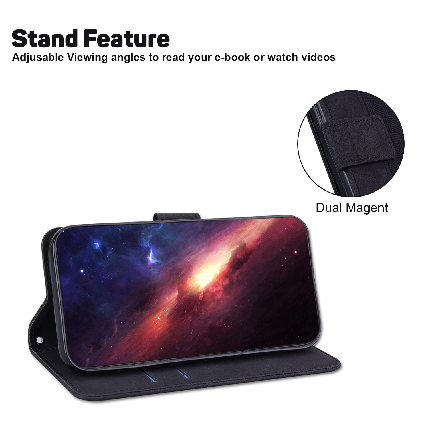 For Samsung Galaxy M53 5G Shockproof Geometry Pattern Imprinted Phone Case PU Leather Wallet Stand Flip Cover with Hand Strap Black
For Samsung Galaxy M53 5G Shockproof Geometry Pattern Imprinted Phone Case PU Leather Wallet Stand Flip Cover with Hand Strap Black